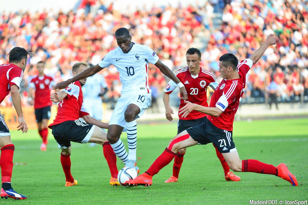 Kondogbia avec les Bleus en amical face à l'Albanie.