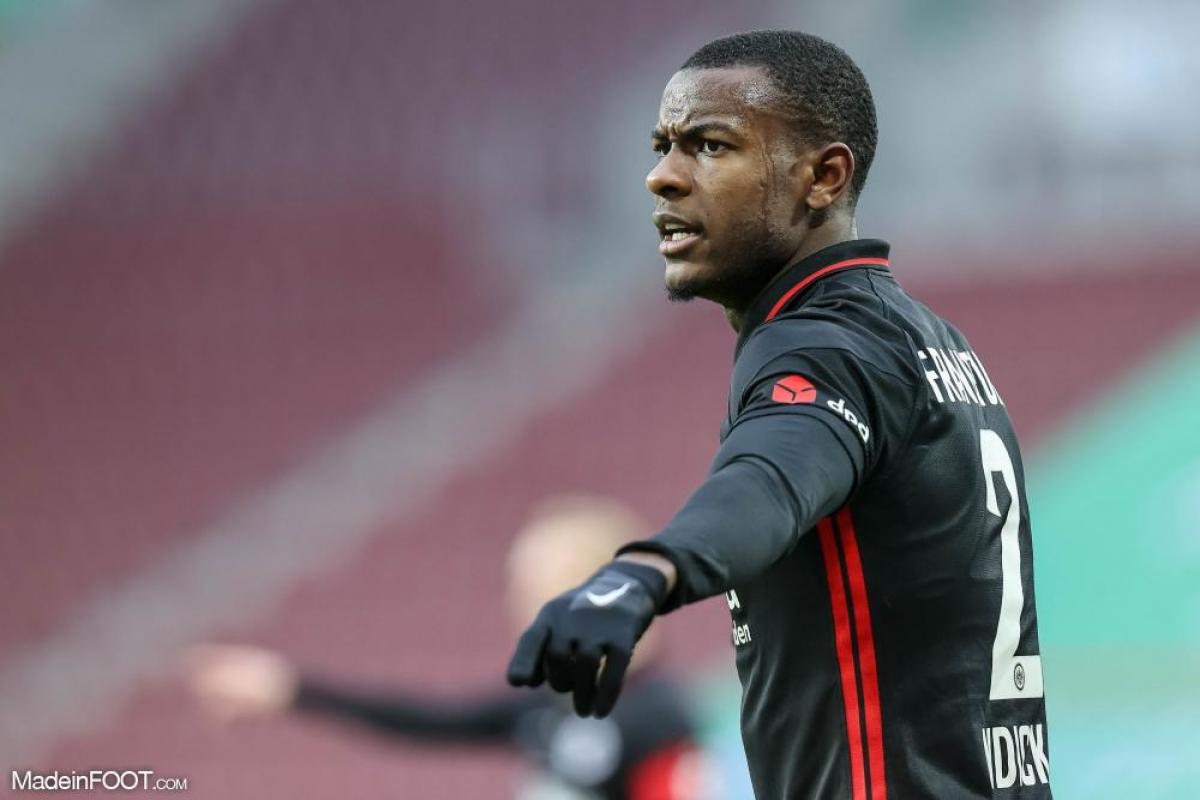 Evan Ndicka, sous les couleurs de Frankfort 
