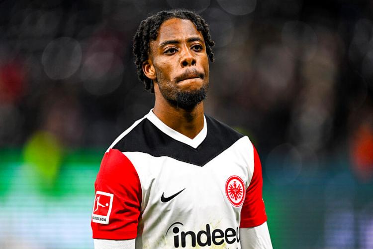 Elye Wahi, attaquant de l'Eintracht Francfort 