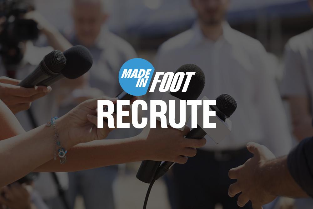 La rédaction de MadeInFOOT est à la recherche de renforts.