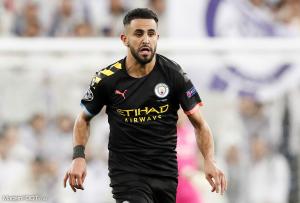 Riyad Mahrez, l'attaquant de Manchester City et de l'Algérie.