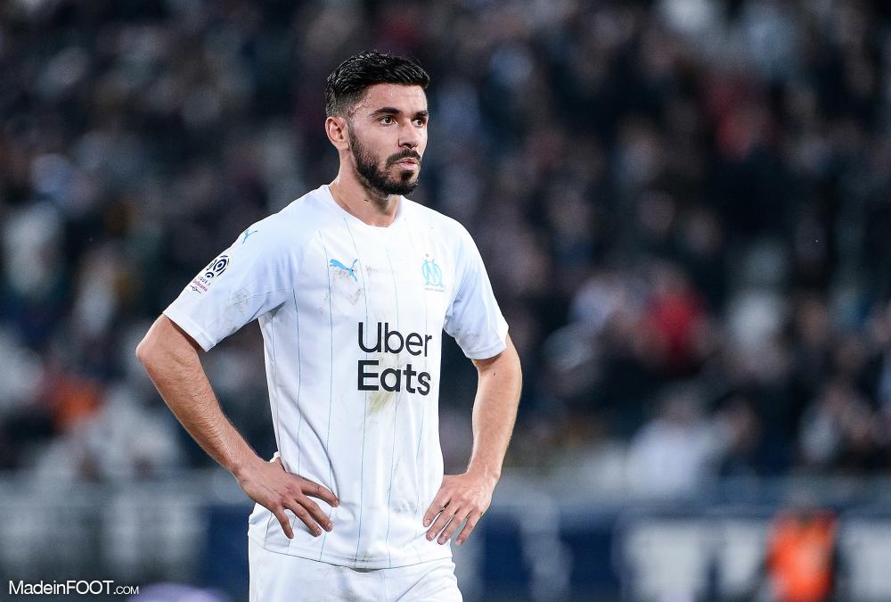 Sanson avec le maillot marseillais