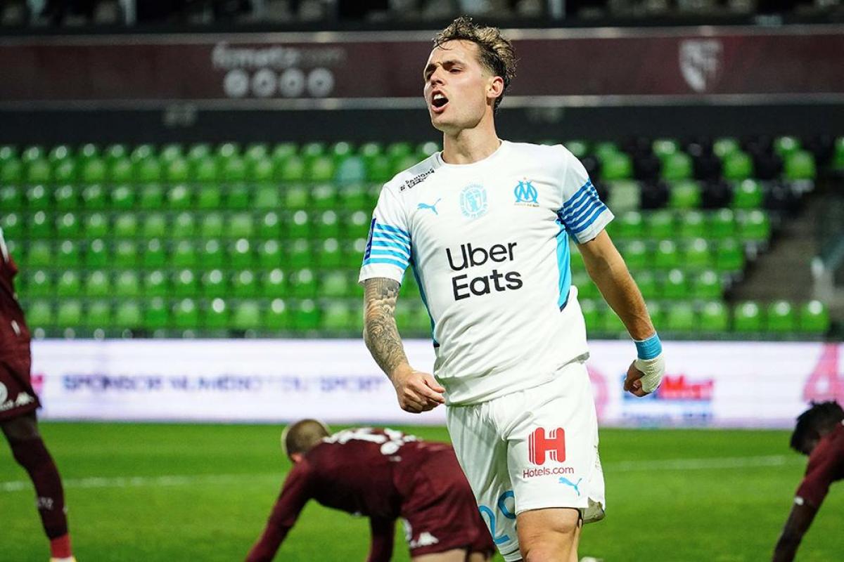 Pol Lirola avec l'OM