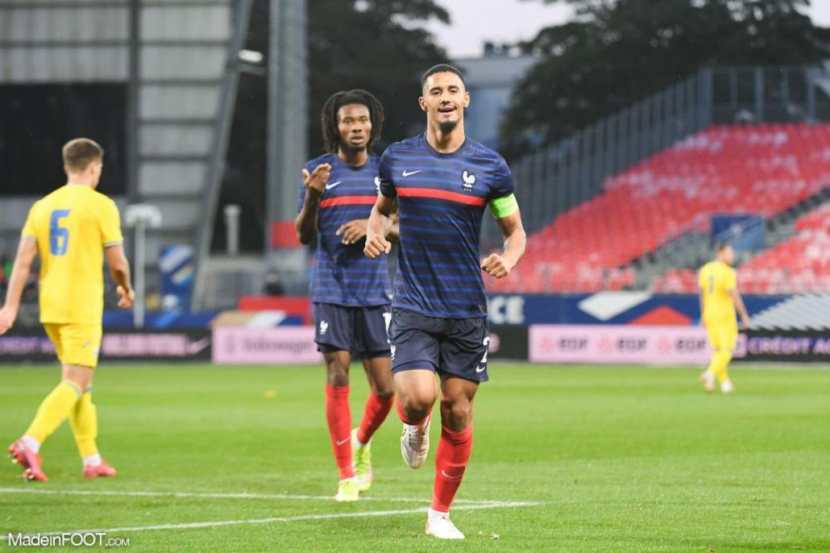 Pierre Kalulu buteur avec l'équipe de France Espoirs