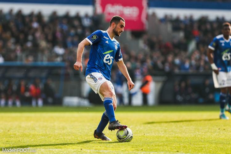 Lucas Perrin avec Strasbourg