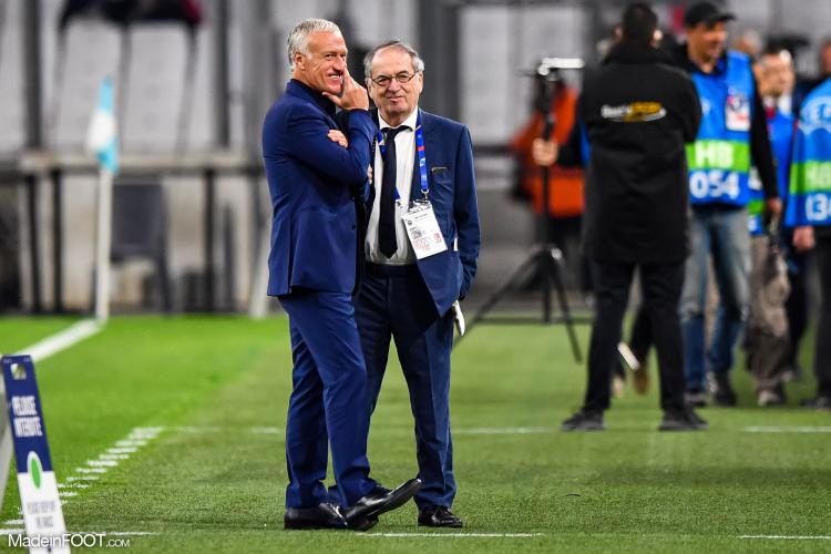 Didier Deschamps, le sélectionneur de l'équipe de France.