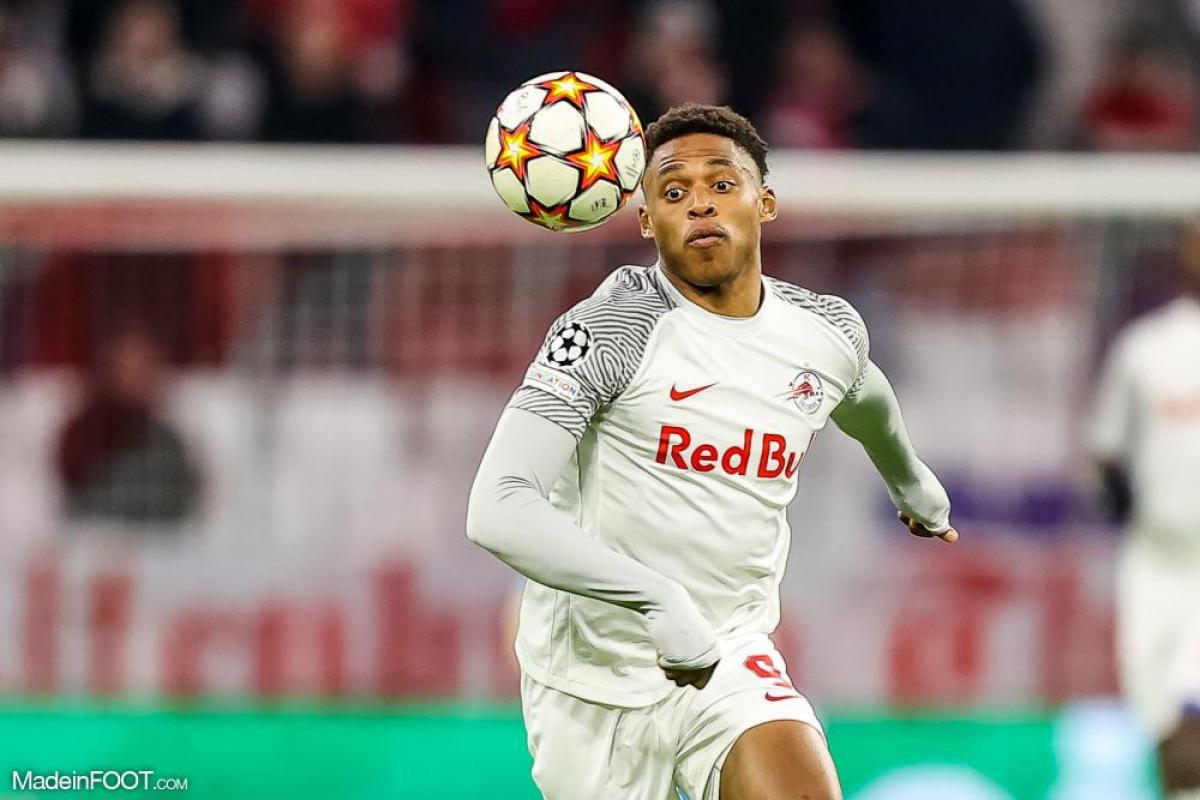 Le jeune attaquant autrichien de 20 ans du RB Salzbourg, Junior Adamu
