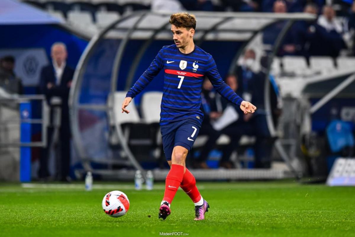 Antoine Griezmann avec l'équipe de France