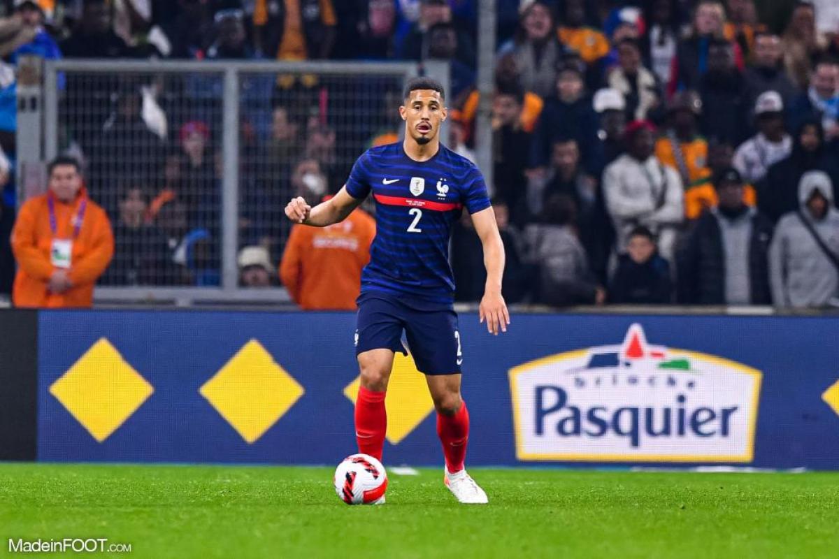 William Saliba, le défenseur central de l'OM et de l'équipe de France.