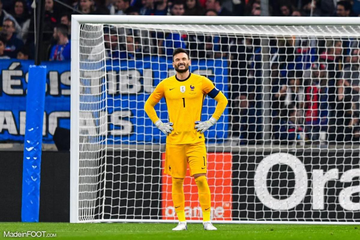 Hugo Lloris avec l'équipe de France