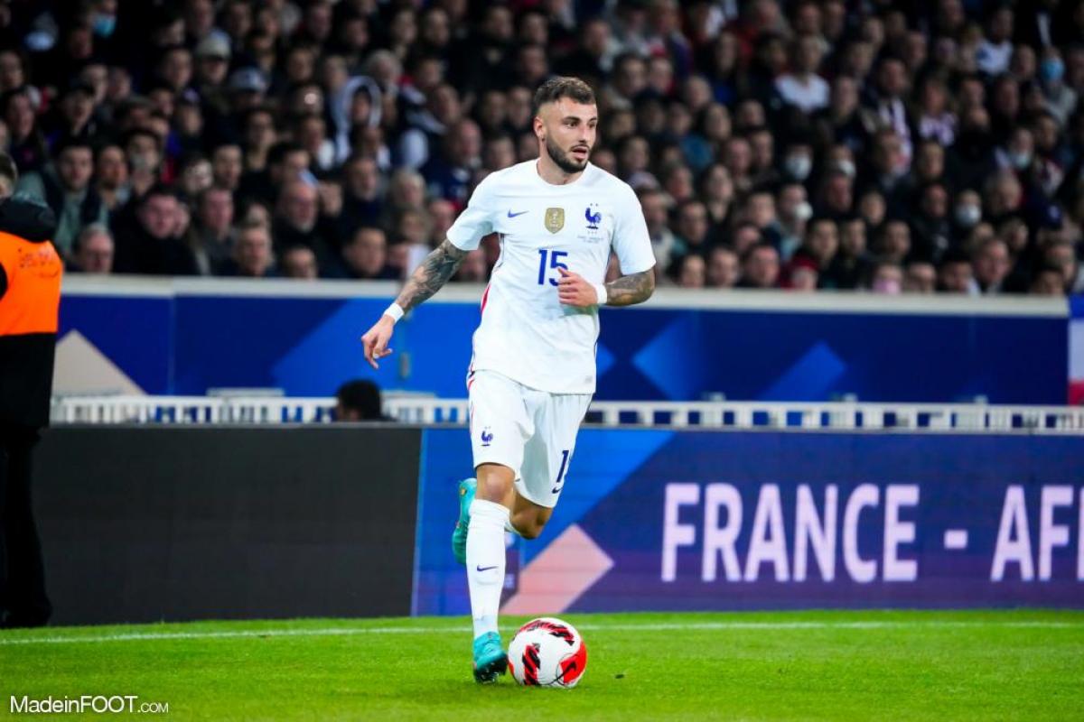 Jonathan Clauss, joueur de l'équipe de France et de l'OM.