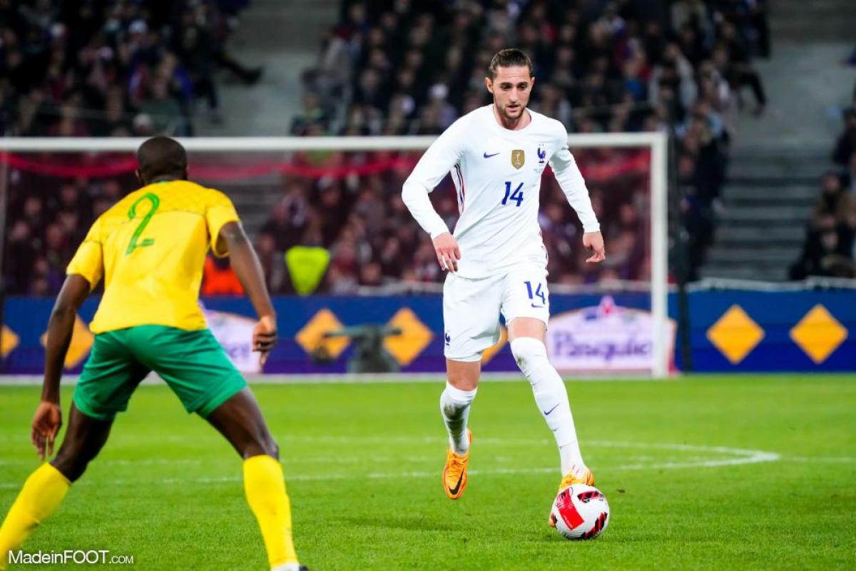 Adrien Rabiot avec l'équipe de France