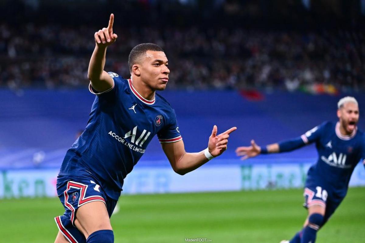 Mbappé avec le PSG