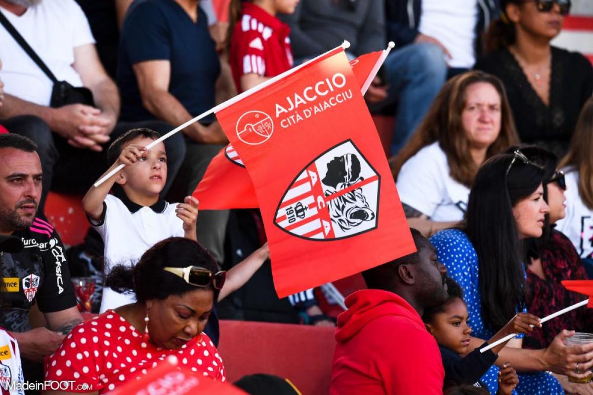 Le groupe de l'AC Ajaccio pour affronter l'OM.