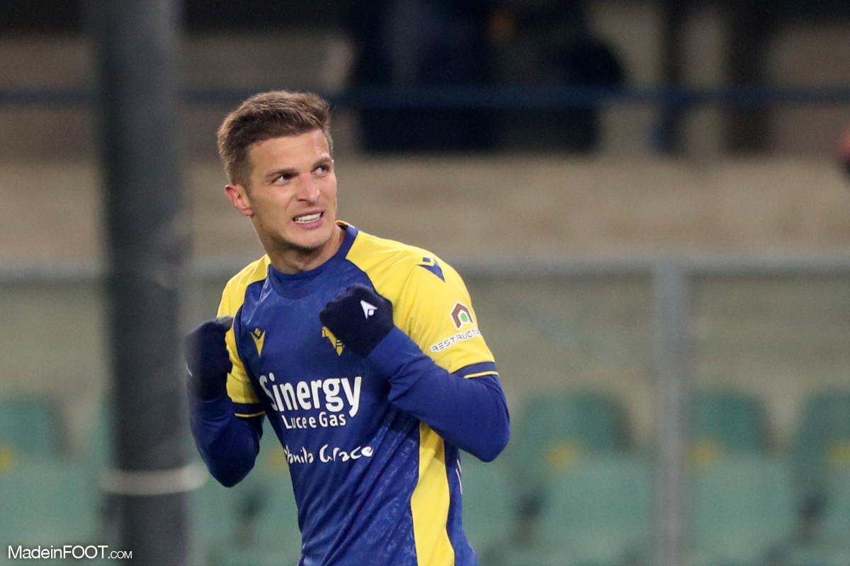 Darko Lazovic, joueur de l'Hellas Verone.