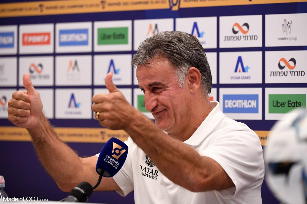 Christophe Galtier, entraîneur du PSG. 