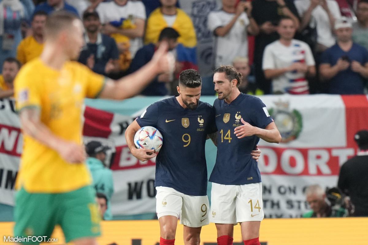 Adrien Rabiot avec les Bleus