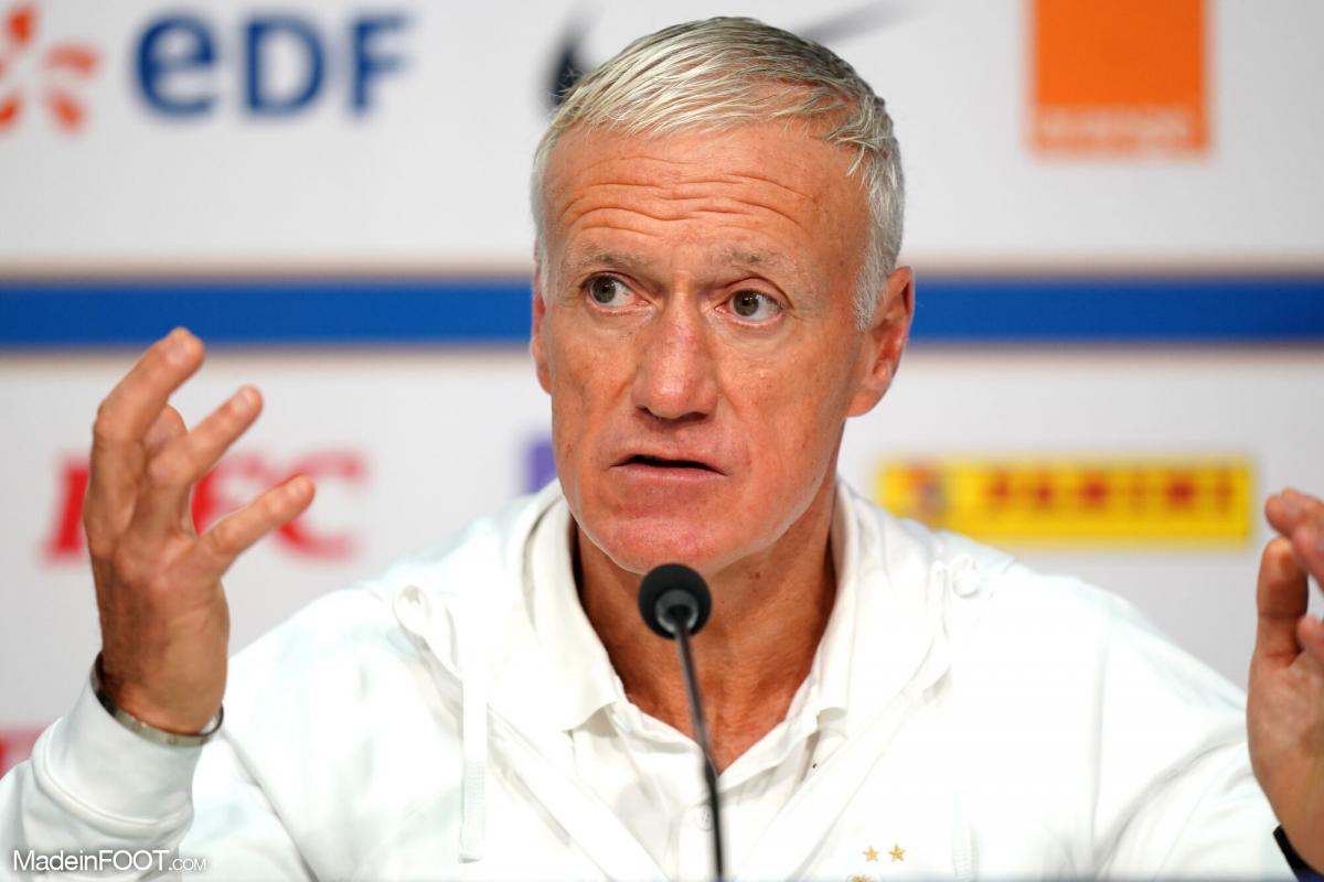 Didier Deschamps avec la France