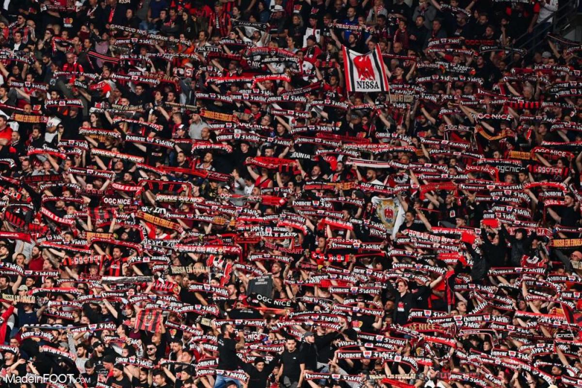 Les supporters de l'OGC Nice