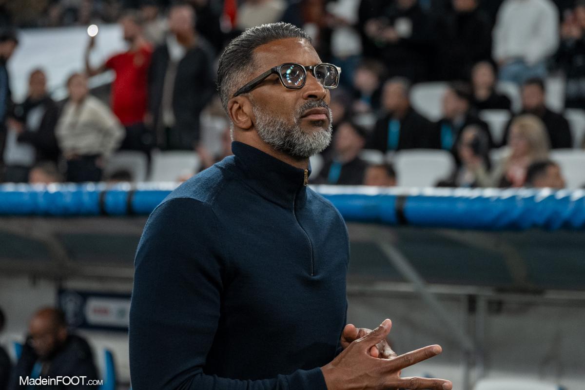 Habib Beye, entraîneur de l'OM