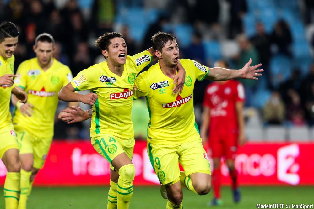 Amine Harit avec Emiliano Sala
