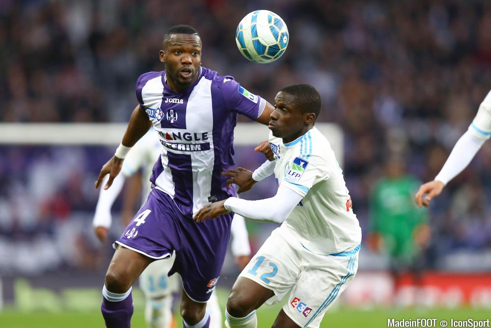 Alphousseyni Sané, lors de sa première titularisation, face à Toulouse.