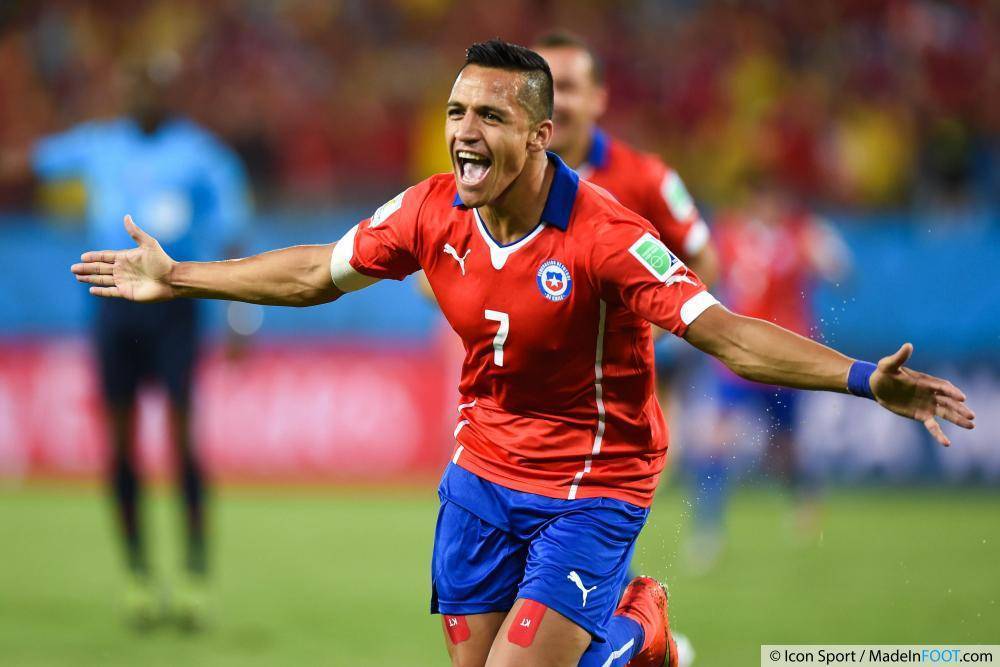 Alexis Sanchez avec le Chili