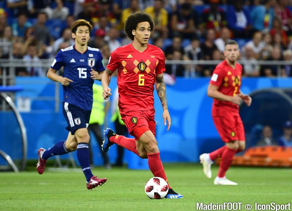 Axel Witsel avec la Belgique