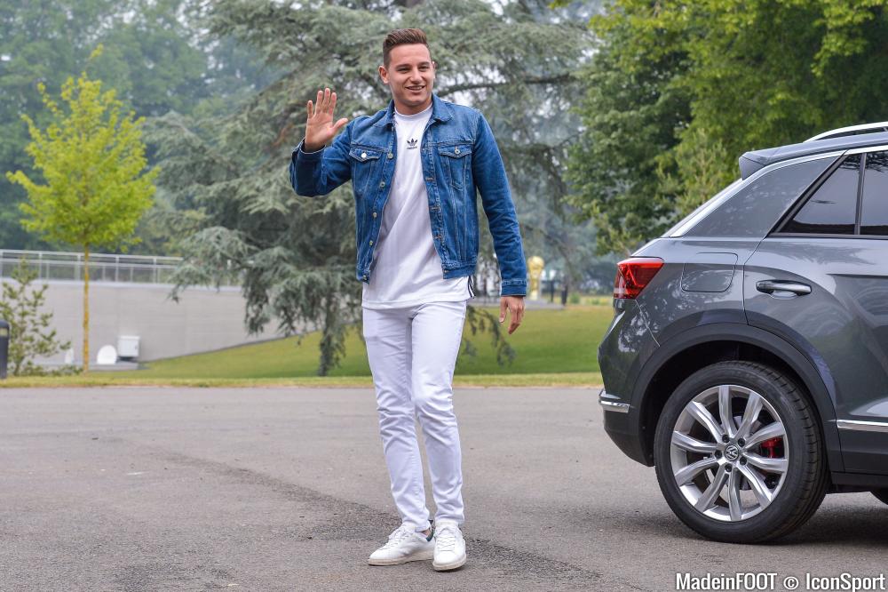 L'ailier des Bleus était de très bonne humeur devant la presse