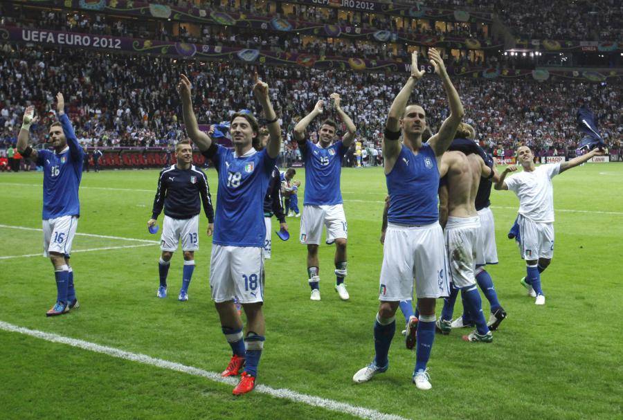 L'Italie s'était qualifié pour la finale de l'Euro 2012