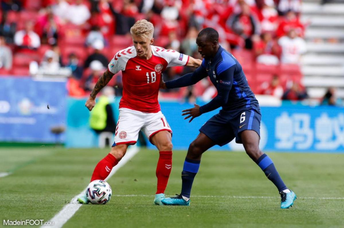 Daniel Wass lors de l'Euro avec le Danemark