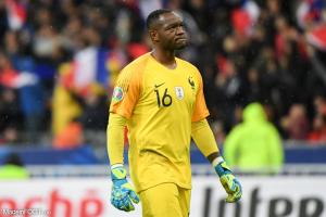 Steve Mandanda, gardien de l'équipe de France
