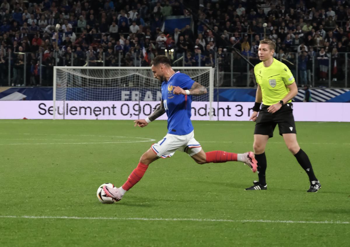 Jonathan Clauss, le défenseur latéral droit de l'OM et de l'équipe de France.