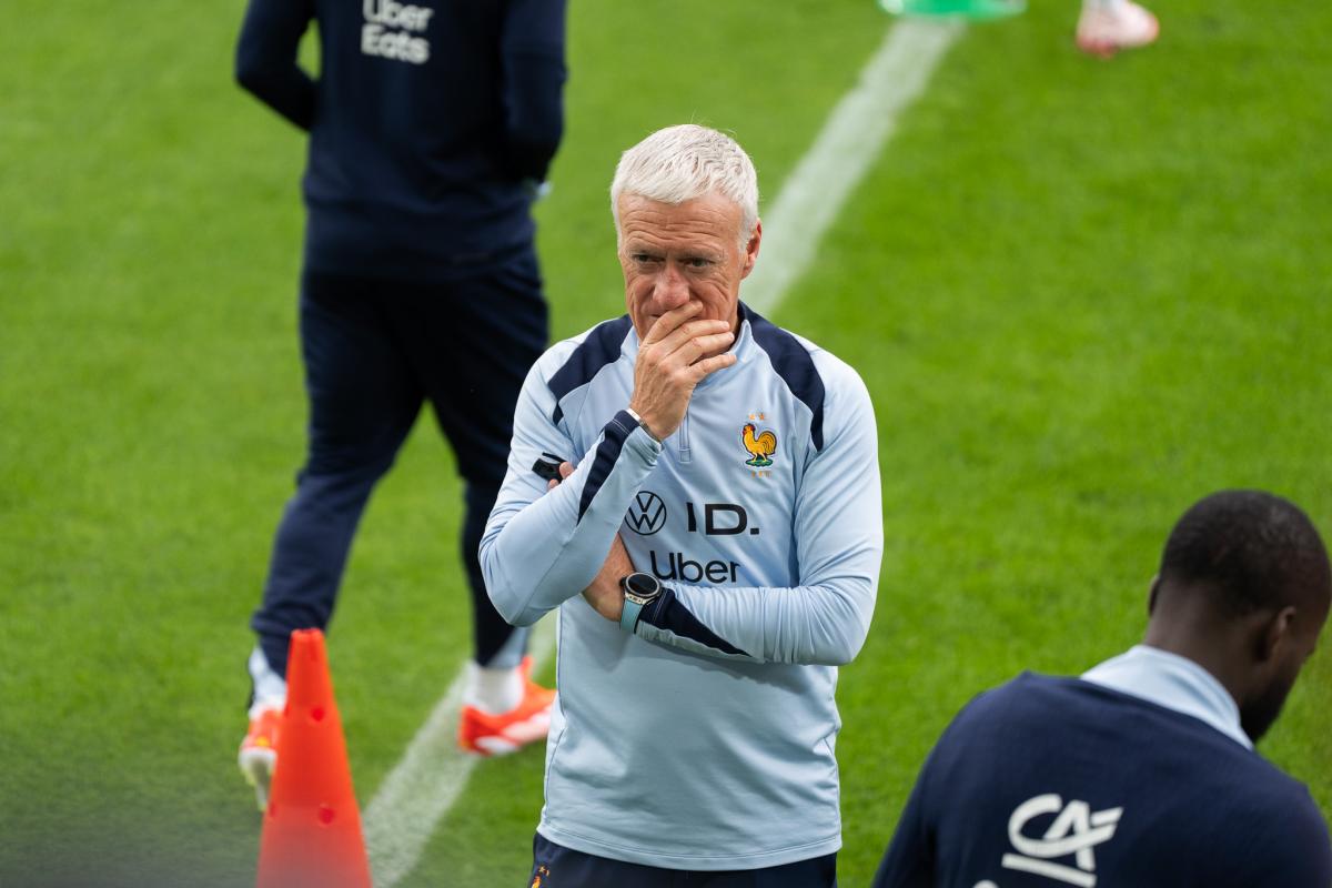 Didier Deschamps, le sélectionneur de l'équipe de France.