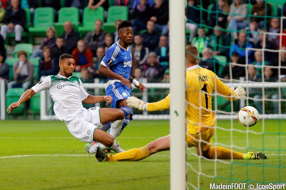 Nkoudou a inscrit le premier but marseillais hier soir.
