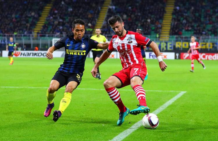 Nagatomo, ici en 2016 sous les couleurs de l'Inter.