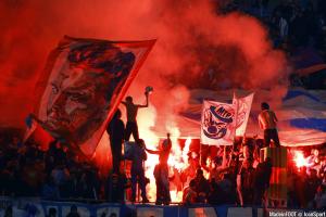 Les supporters de l'OM ont laissé des traces.