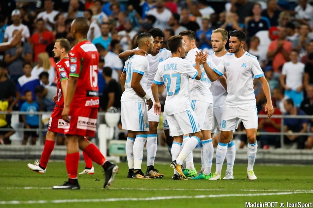 Valère Germain a inscrit un triplé pour son premier match officiel avec l'OM