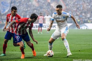L'OM, ici face à l'Atlético Madrid, le 16 mai dernier.