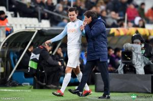 Rudi Garcia (OM), ici au côté de Florian Thauvin.