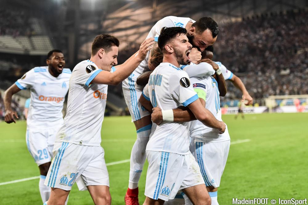 L'album photo du match entre l'OM et Salzburg.