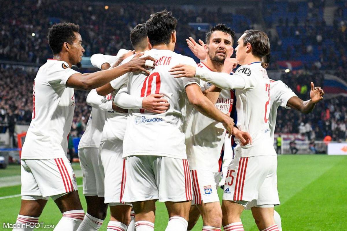 Le groupe de l'OL pour affronter l'OM