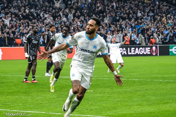 Pierre-Emerick Aubameyang avec l'OM