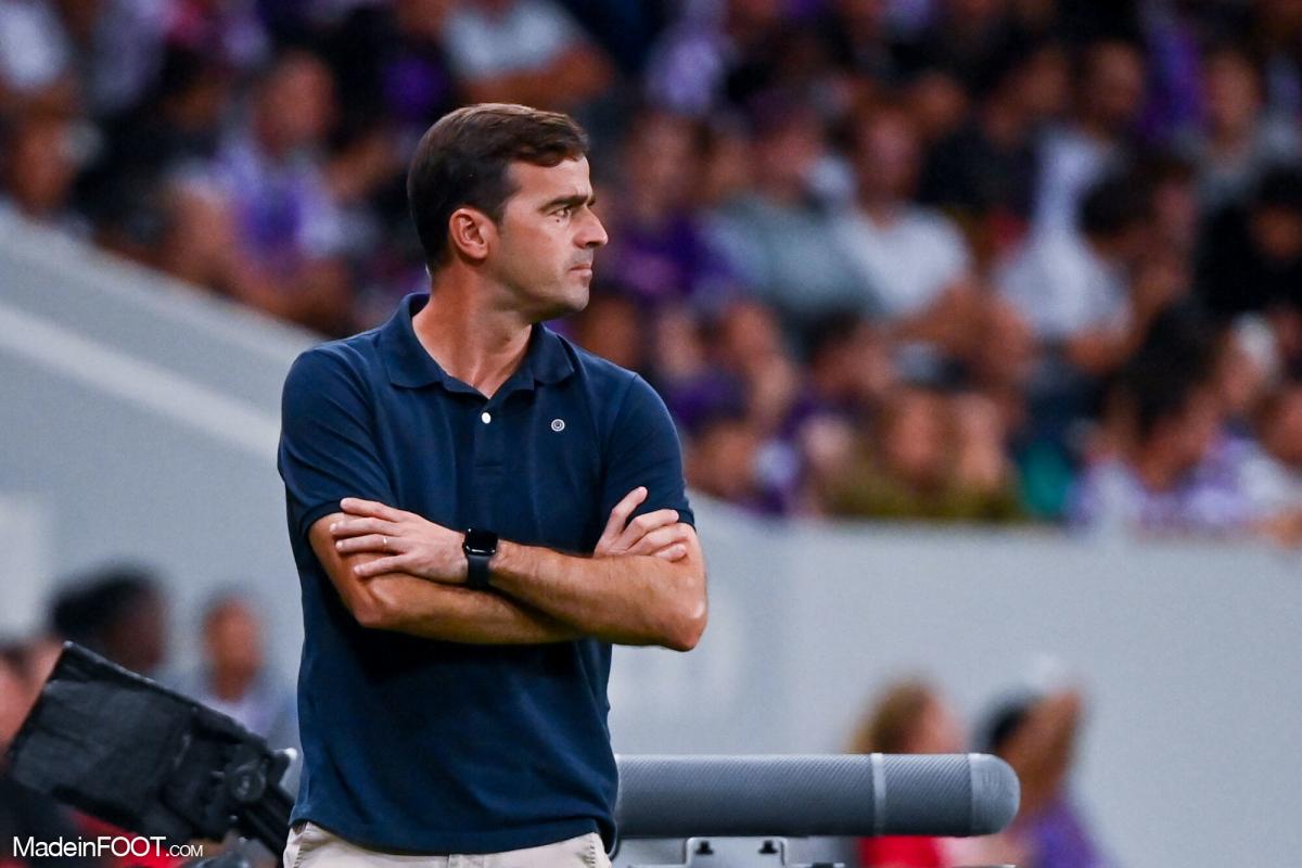Carles Martinez Novell, l'entraîneur du Toulouse FC.