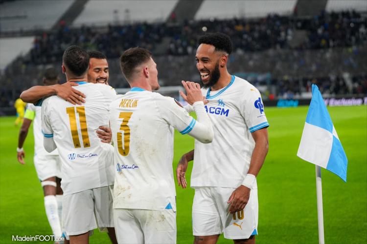 Pierre-Emerick Aubameyang, l'attaquant de l'Olympique de Marseille.