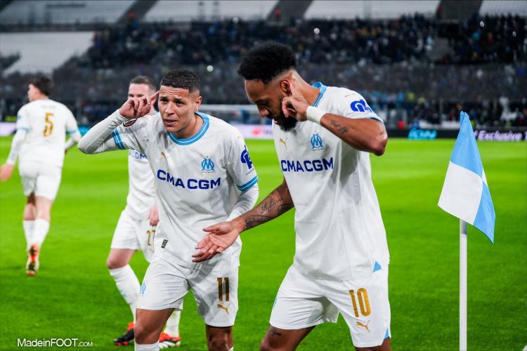Pierre-Emerick Aubameyang et Amine Harit.