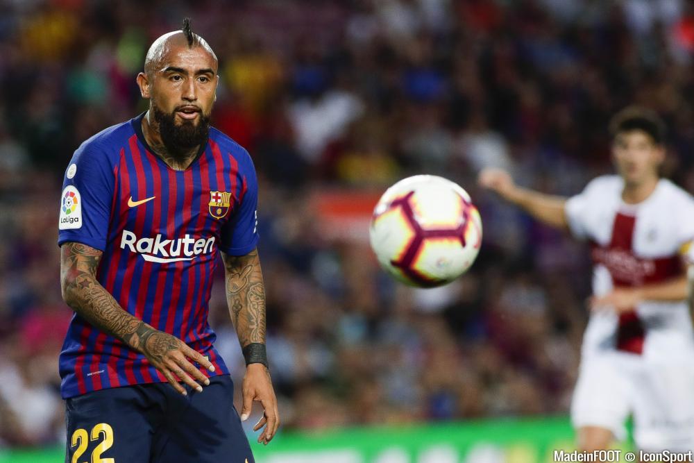 Arturo Vidal sous le maillot du Barça