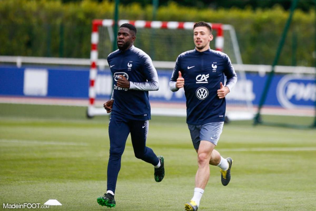 Clément Lenglet avec les Bleus