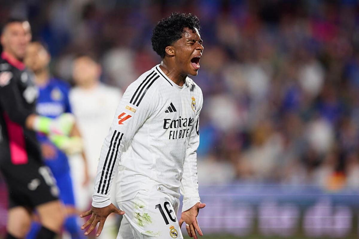 Endrick avec le Real Madrid.