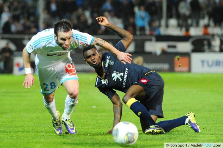 Mathieu Valbuena avec l'OM